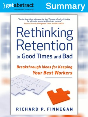cover image of Rethinking Retention in Good Times and Bad (Summary)